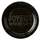 Assiettes en carton joyeux anniversaire cinéma