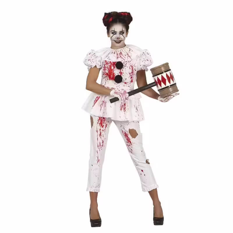 Une tenue de clown pour femme pour terrifier vos invités | jourdefete.com