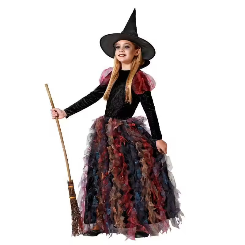 Une robe de sorcière pour vos idées de déguisements enfants pour Halloween | jourdefete.com