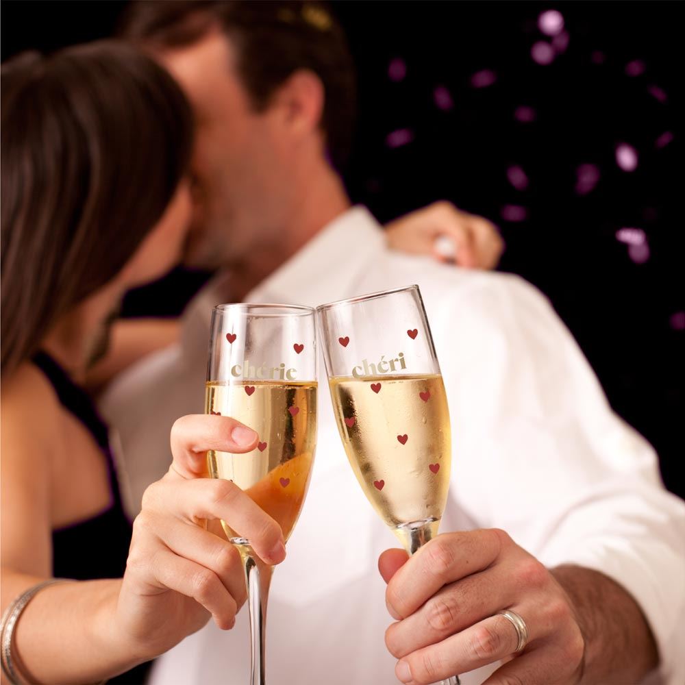 Champagne pour la Saint-Valentin | jourdefete.com