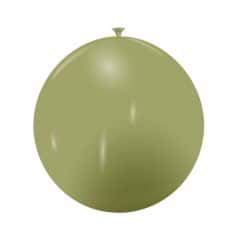 1 ballon latex vert olive 1 mètres | jourdefete.com