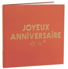 Un joli livre d'or de couleur terracotta pour votre anniversaire | jourdefete.com