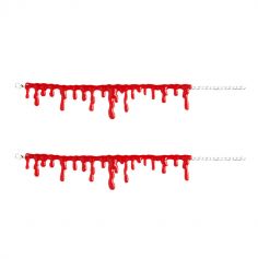 Set de 2 bracelets "Gouttes de sang"