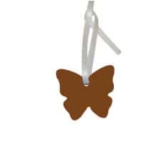 Des étiquettes papillon couleur chocolat pour décorer vos tables de fête | jourdefete.com