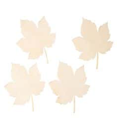 Craquez pour ces 4 marque-places en forme de feuilles d'érable | jourdefete.com