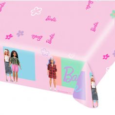 Une décoration de table Barbie parfaite avec cette nappe en papier | jourdefete.com