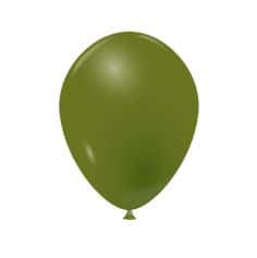 20 ballons opaques vert kaki 25 cm | jourdefete.com