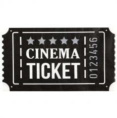 Des tickets de cinéma qui font office de serviettes pour votre table | jourdefete.com
