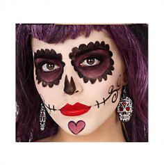 Boucle d'Oreilles "Day of the Dead" - Rose