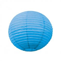 Lanterne Japonaise en Papier Bleu LagonTurquoise - 50 cm