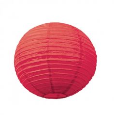 Lanterne Japonaise en Papier Rouge - 15 cm