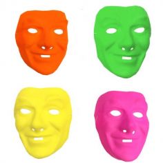 Masque Carnaval Néon Homme - Coloris au choix