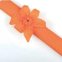 Rouleau papier crépon 10m – Orange