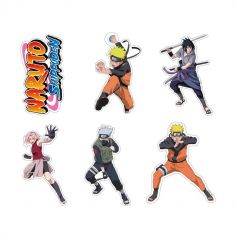 Optez pour ces 24 confettis en papier représentant Naruto, Sasuke, Sakura, Kakashi et le logo de "Naruto Shippuden ®" | jourdefete.com