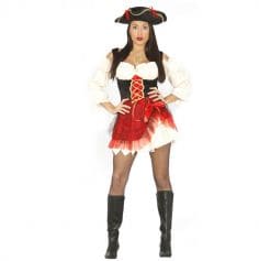 Déguisement Femme Pirate "Charlotte" - Taille au choix