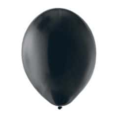 20 Ballons de Baudruche Unis Noirs 