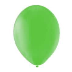 100 Ballons de Baudruche Unis Vert Pomme 