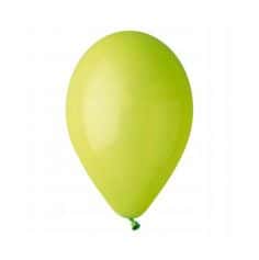 100 ballons de baudruche vert anis pastel | jourdefete.com