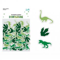 Des confettis en papier pour une splendide décoration de table lors de l'anniversaire dinosaure de votre enfant | jourdefete.com