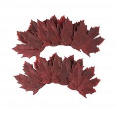 12 feuilles d'érable de couleur pourpre à parsemer sur votre table d'automne | jourdefete.com