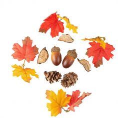 De nombreuses décos d'automne à disposer sur votre table | jourdefete.com