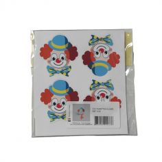 12 stickers autocollants - Clown | jourdefete.com