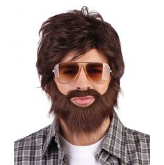 Perruque Barbe Moustache Chataîn Homme