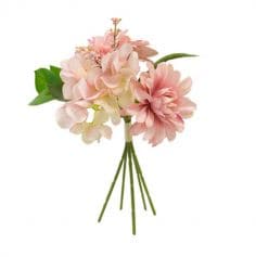 Bouquet de dahlias - 5 tiges - Couleur Rose | jourdefete.com