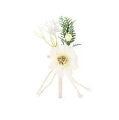 Craquez pour ce bouquet de fleurs composé de feuilles, d'aubépine et de jasmin | jourdefete.com