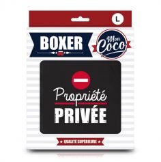 Boxer pour homme " Propriété Privée " - Taille au Choix