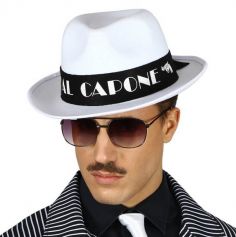 Chapeau Borsalino Blanc - Al Capone