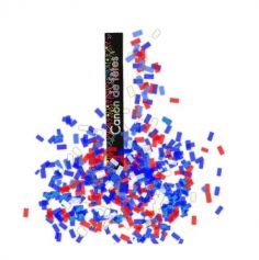 canon à confettis 30 cm drapeau France | jourdefete.com