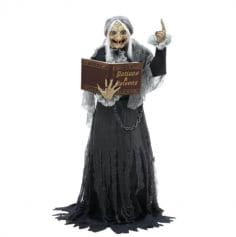Une terrifiante sorcière animée sur pied pour votre soirée d'Halloween | jourdefete.com