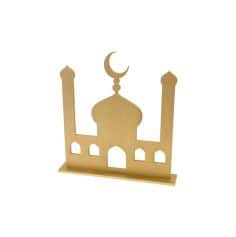 Décoration de table sur socle - Silhouette de mosquée - Collection Aid Moubarak | jourdefete.com