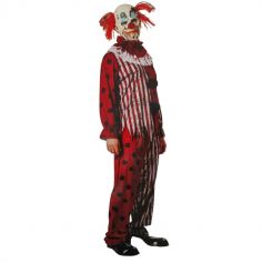 Un spectacle effrayant pour Halloween grâce à ce déguisement de clown ensanglanté pour homme | jourdefete.com