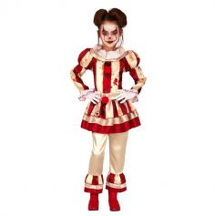 deguisement-clown-vintage-fille-halloween | jourdefete.com