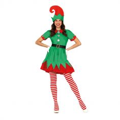 Un magnifique déguisement de lutine de Noël pour le soir du réveillon du 24 décembre | jourdefete.com