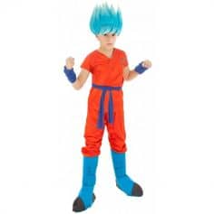 Déguisement Garçon - Dragon Ball Super - Son Goku Super Saiyan Blue - Taille au Choix | jourdefete.com