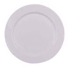 Avec ce lot de 10 assiettes "Picnik" blanches incassables en polypropylène - Diamètre 26 cm, mangez un bon repas de fête | jourdefete.com