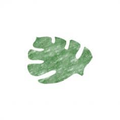 4 Sets de Table Feuille de Bananier - Vert Foncé | jourdefete.com