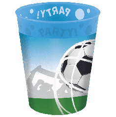 Craquez pour ce splendide gobelet réutilisable afin de réussir l'anniversaire de votre enfant sur le thème du football | jourdefete.com