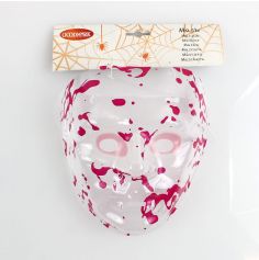 Masque Transparent Sanglant en Plastique