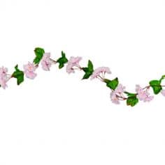 Guirlande de fleurs de cerisier rose ou blanc | jourdefete.com