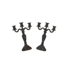 chandelier en bois noir avec paillettes | jourdefete.com