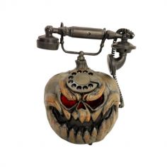 Une superbe décoration sonore et lumineuse - Téléphone Citrouille pour recevoir un appel le soir d’Halloween | jourdefete.com