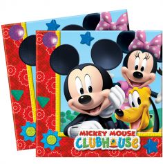 Pack de 20 serviettes Mickey Mouse ® - 33x33cm