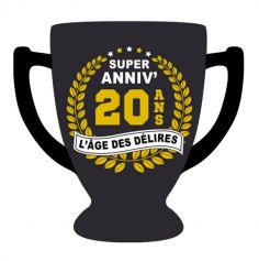 Mug Champion - Anniversaire - Age au Choix