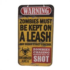 panneau-carton-warning-zombies-halloween|jourdefete.com
