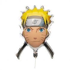 Ce ballon en aluminium à forme - Naruto Uzumaki - 59,2 x 71,6 cm - Naruto Shippuden ® sera l’attraction principale de l’anniversaire "Naruto ®" de votre enfant | jourdefete.com