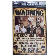 Poster Zombie - Warning